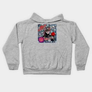 Comic Space Girl Kids Hoodie